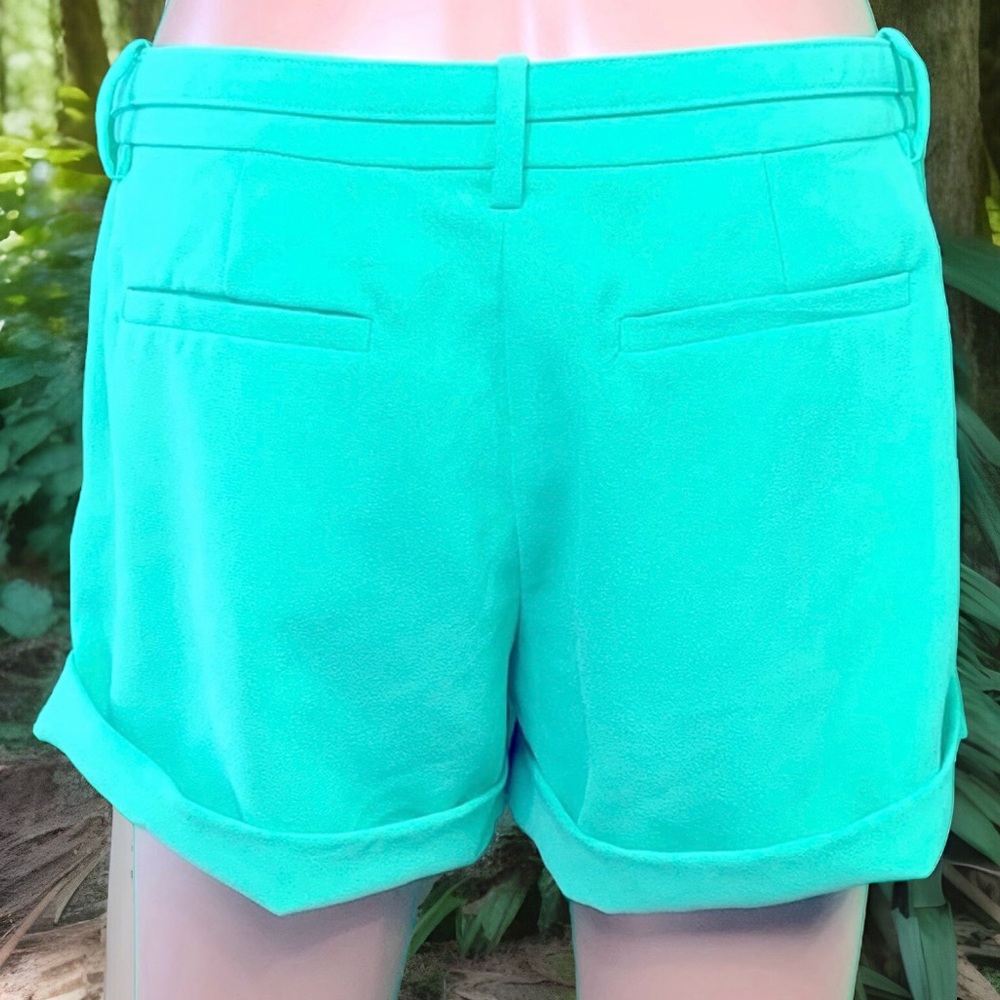 NWT JOIE Concetta' Belted Cuff Shorts - Picture 6 of 10